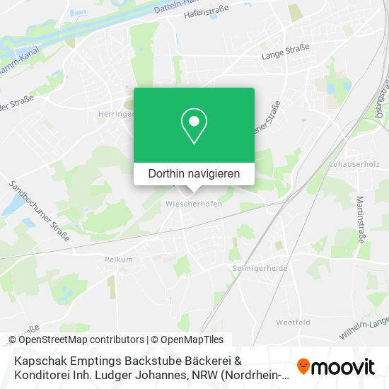 Kapschak Emptings Backstube Bäckerei & Konditorei Inh. Ludger Johannes Karte