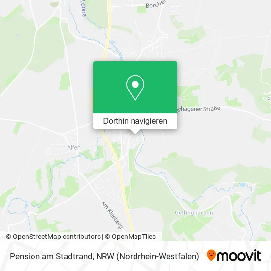 Pension am Stadtrand Karte