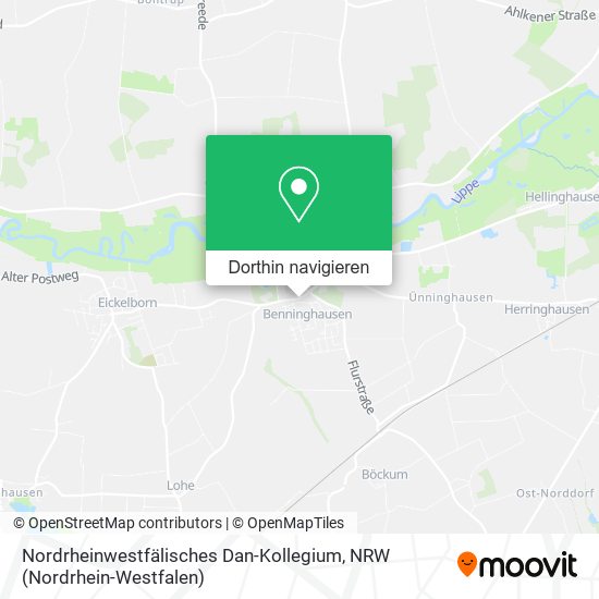 Nordrheinwestfälisches Dan-Kollegium Karte