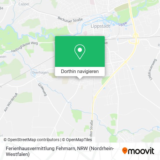 Ferienhausvermittlung Fehmarn Karte
