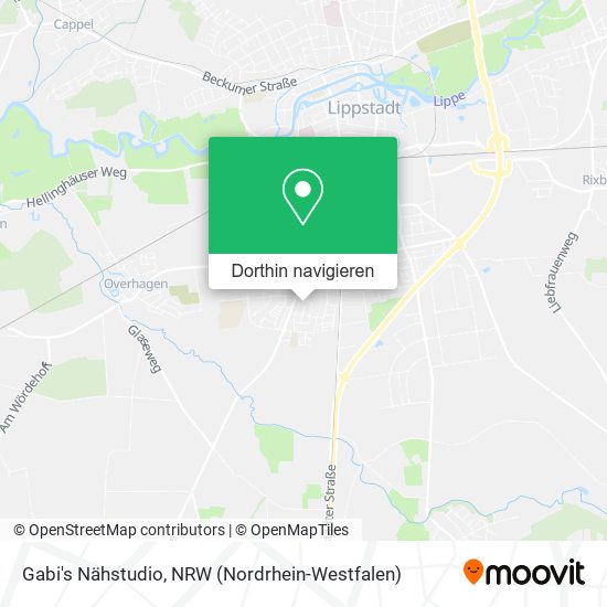 Gabi's Nähstudio Karte