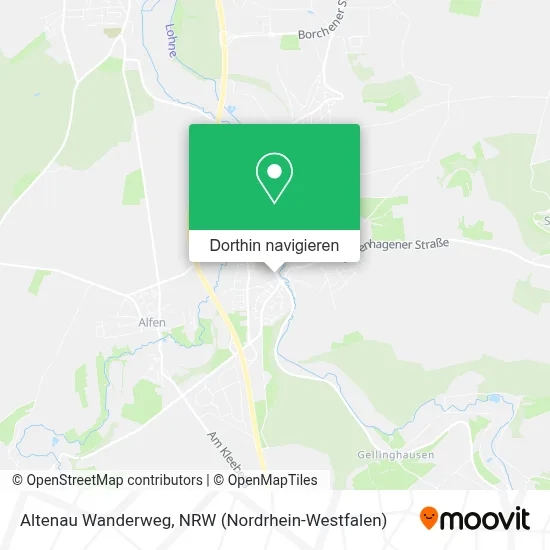 Altenau Wanderweg Karte