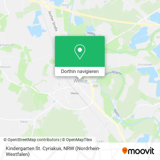 Kindergarten St. Cyriakus Karte
