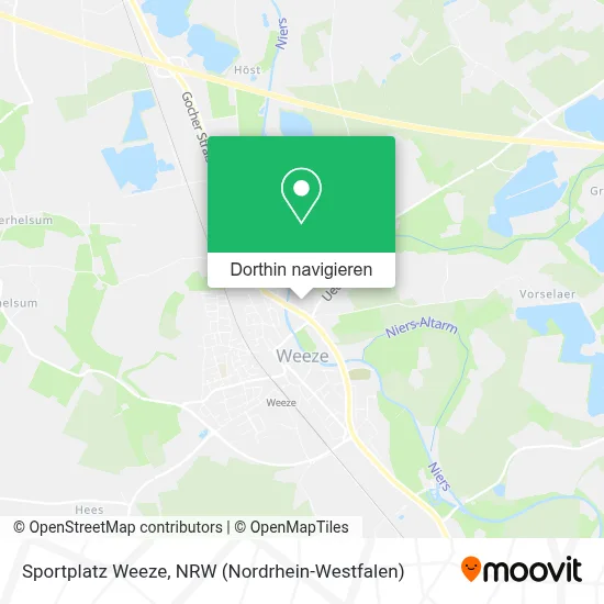 Sportplatz Weeze Karte