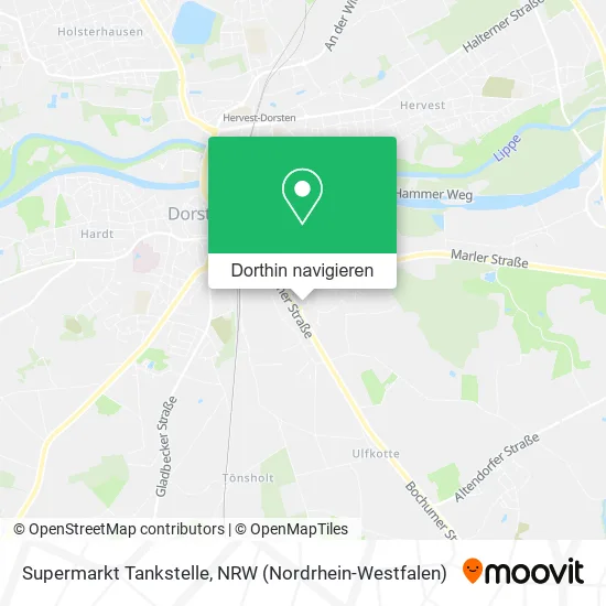 Supermarkt Tankstelle Karte