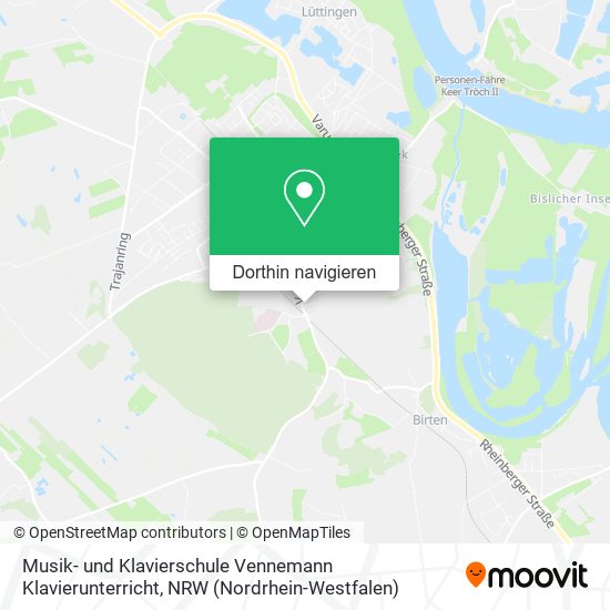 Musik- und Klavierschule Vennemann Klavierunterricht Karte