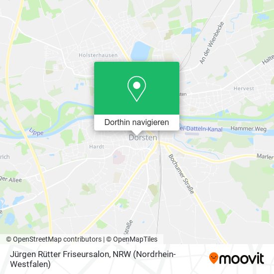 Jürgen Rütter Friseursalon Karte