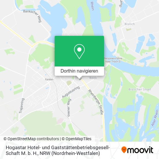 Hogastar Hotel- und Gaststättenbetriebsgesell- Schaft M. b. H. Karte
