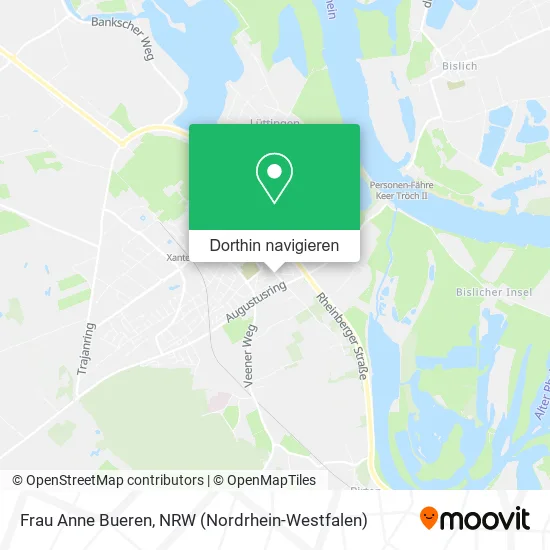 Frau Anne Bueren Karte