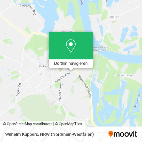 Wilhelm Küppers Karte