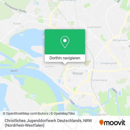Christliches Jugenddorfwerk Deutschlands Karte