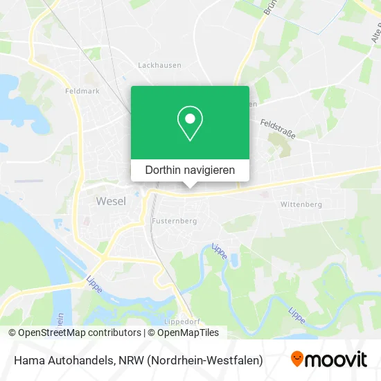 Hama Autohandels Karte