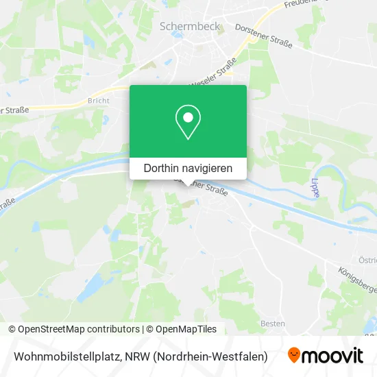 Wohnmobilstellplatz Karte