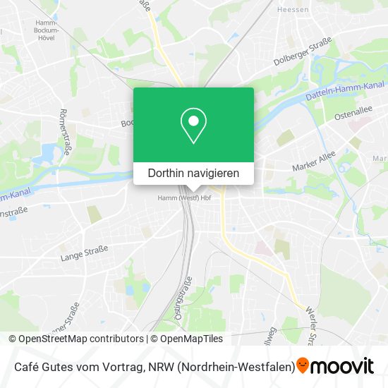 Café Gutes vom Vortrag Karte