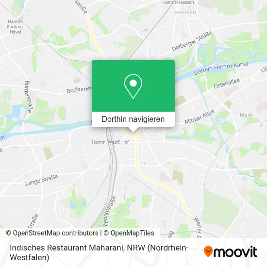 Indisches Restaurant Maharani Karte