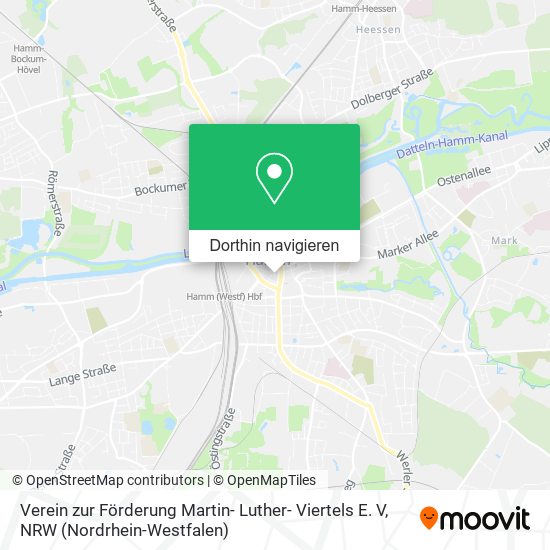Verein zur Förderung Martin- Luther- Viertels E. V Karte