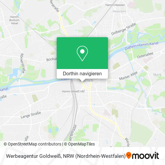 Werbeagentur Goldweiß Karte