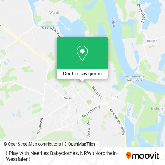 I Play with Needles Babyclothes Karte