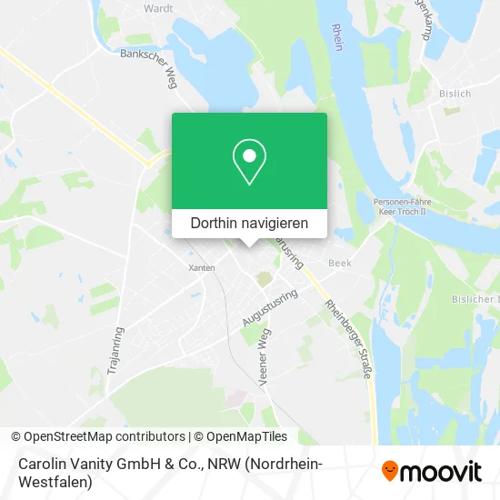Carolin Vanity GmbH & Co. Karte