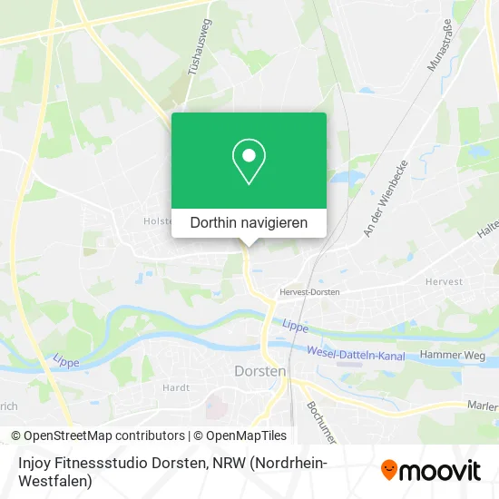 Injoy Fitnessstudio Dorsten Karte