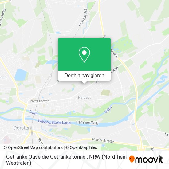 Getränke Oase die Getränkekönner Karte