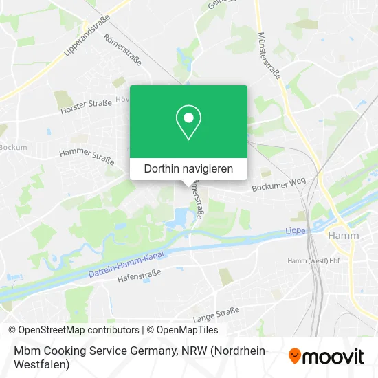 Mbm Cooking Service Germany Karte