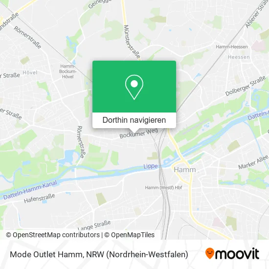 Mode Outlet Hamm Karte