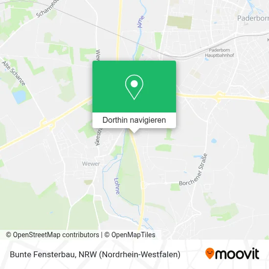 Bunte Fensterbau Karte