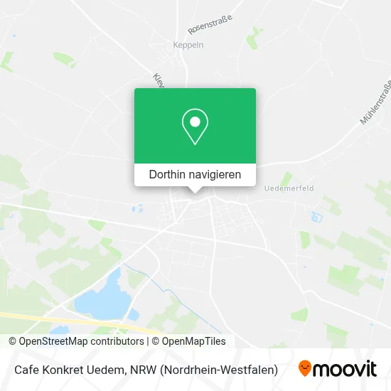 Cafe Konkret Uedem Karte