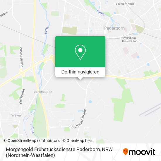 Morgengold Frühstücksdienste Paderborn Karte