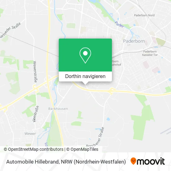 Automobile Hillebrand Karte