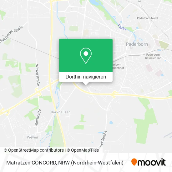 Matratzen CONCORD Karte