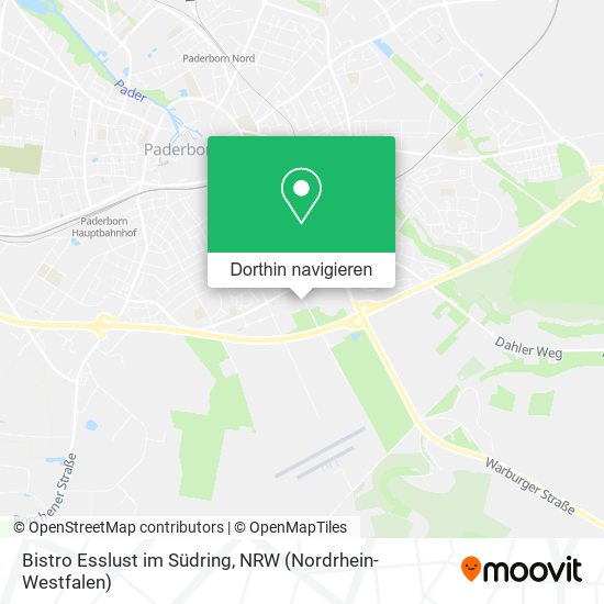Bistro Esslust im Südring Karte