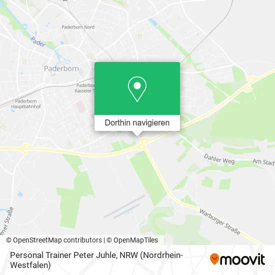 Personal Trainer Peter Juhle Karte