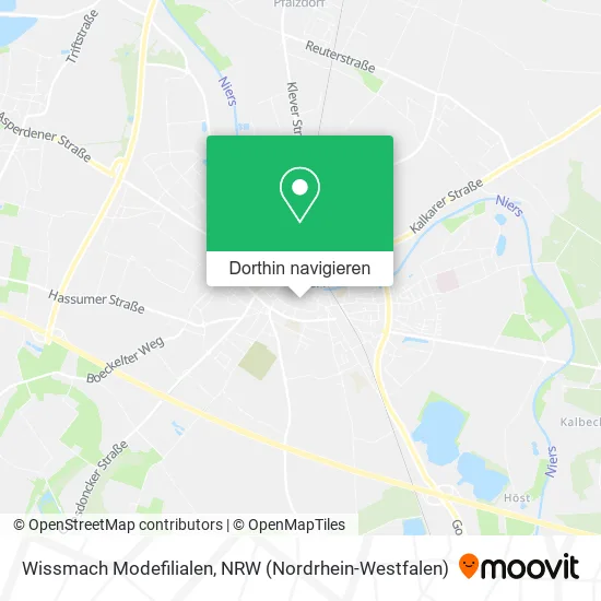 Wissmach Modefilialen Karte