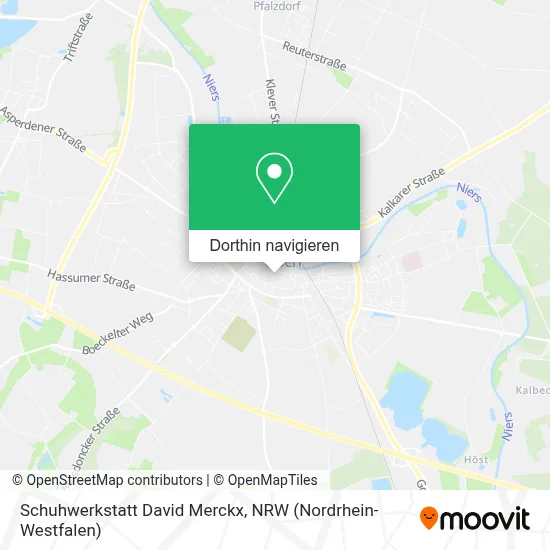 Schuhwerkstatt David Merckx Karte