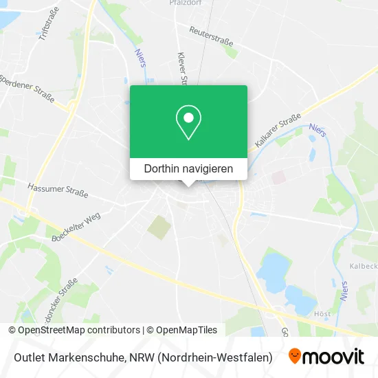 Outlet Markenschuhe Karte