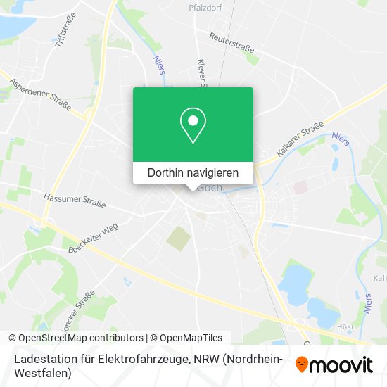 Ladestation für Elektrofahrzeuge Karte