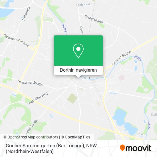 Gocher Sommergarten (Bar Lounge) Karte