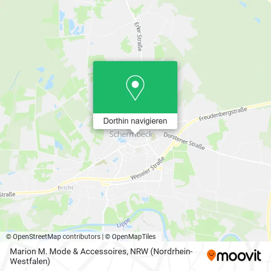 Marion M. Mode & Accessoires Karte