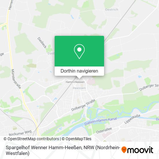 Spargelhof Wenner Hamm-Heeßen Karte