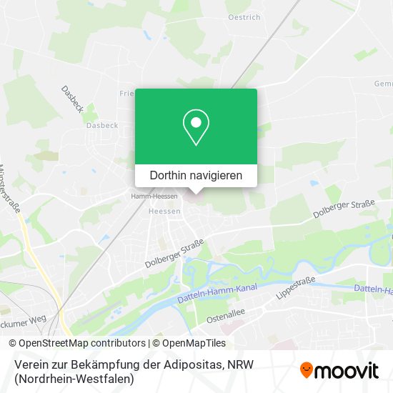 Verein zur Bekämpfung der Adipositas Karte