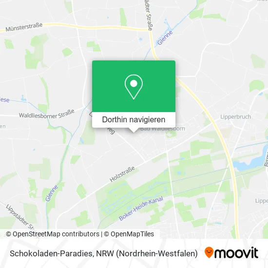 Schokoladen-Paradies Karte