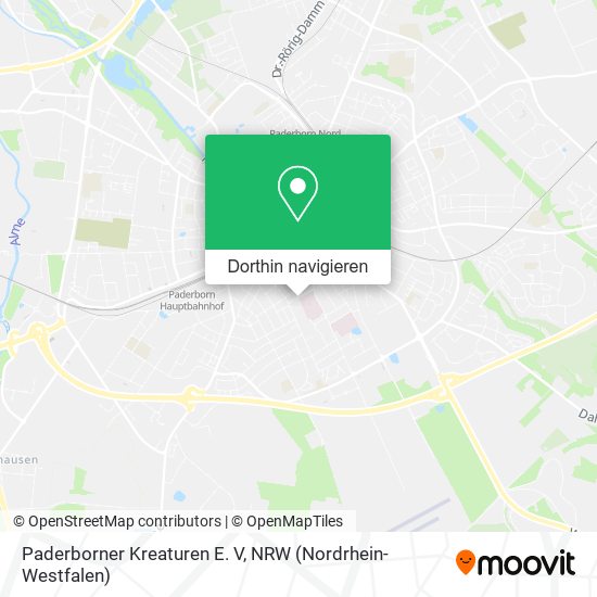 Paderborner Kreaturen E. V Karte