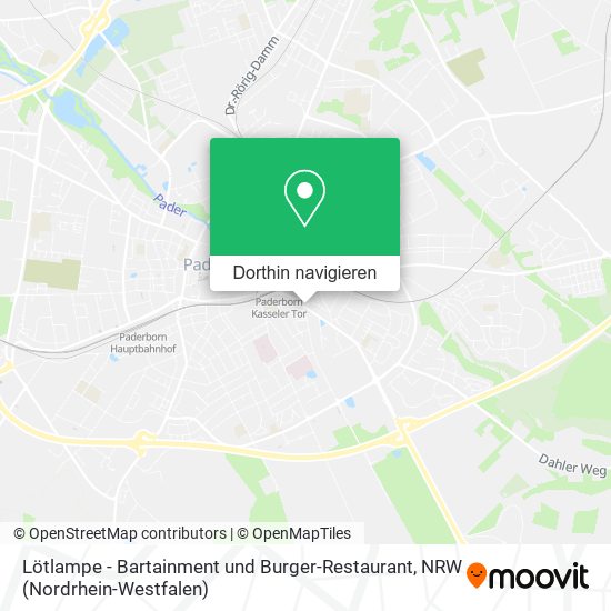 Lötlampe - Bartainment und Burger-Restaurant Karte