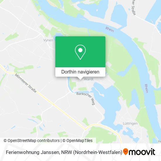 Ferienwohnung Janssen Karte