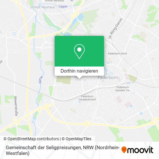 Gemeinschaft der Seligpreisungen Karte