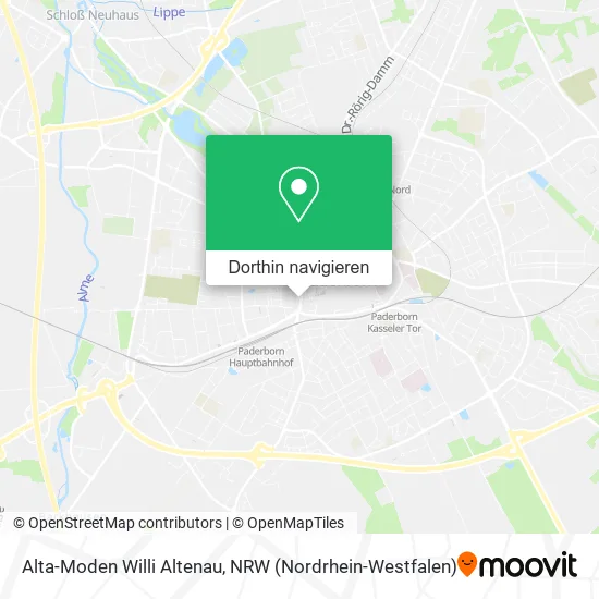 Alta-Moden Willi Altenau Karte