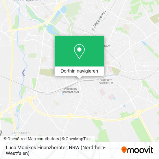 Luca Mönikes Finanzberater Karte