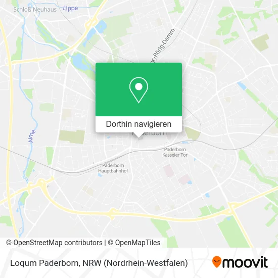 Loqum Paderborn Karte